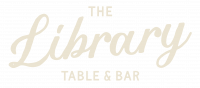 The Library - Secondary Wordmark - Table and Bar - Cream